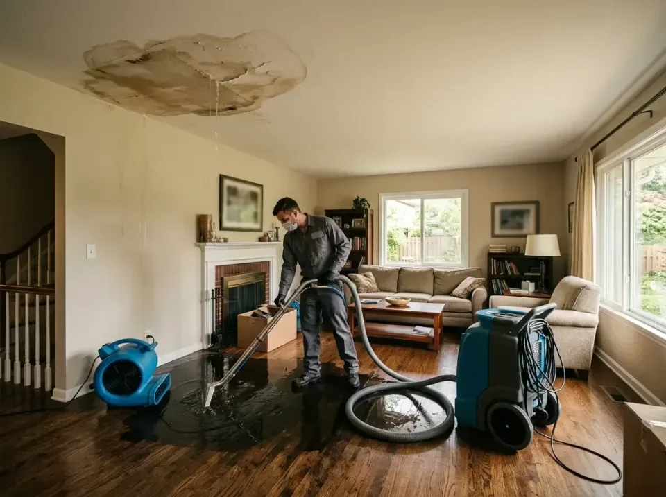 attic-pipe-burst-ceiling-drip-008 — frequently asked questions, Water Damage Restoration & Carpet Care in Pace, FL